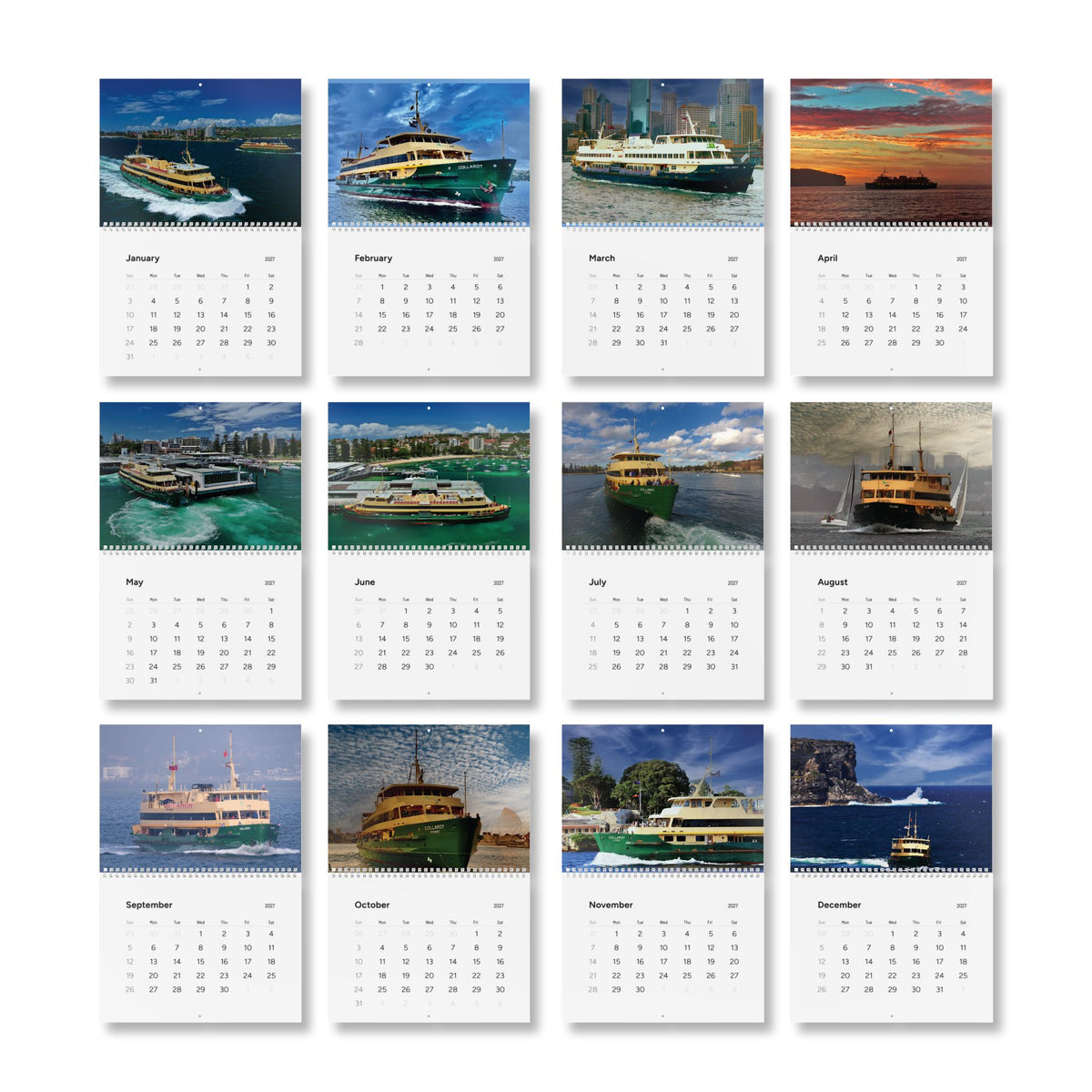 The MV Collaroy Calendar 2027 Celebrating an Australian Icon - Lost Manly Shop