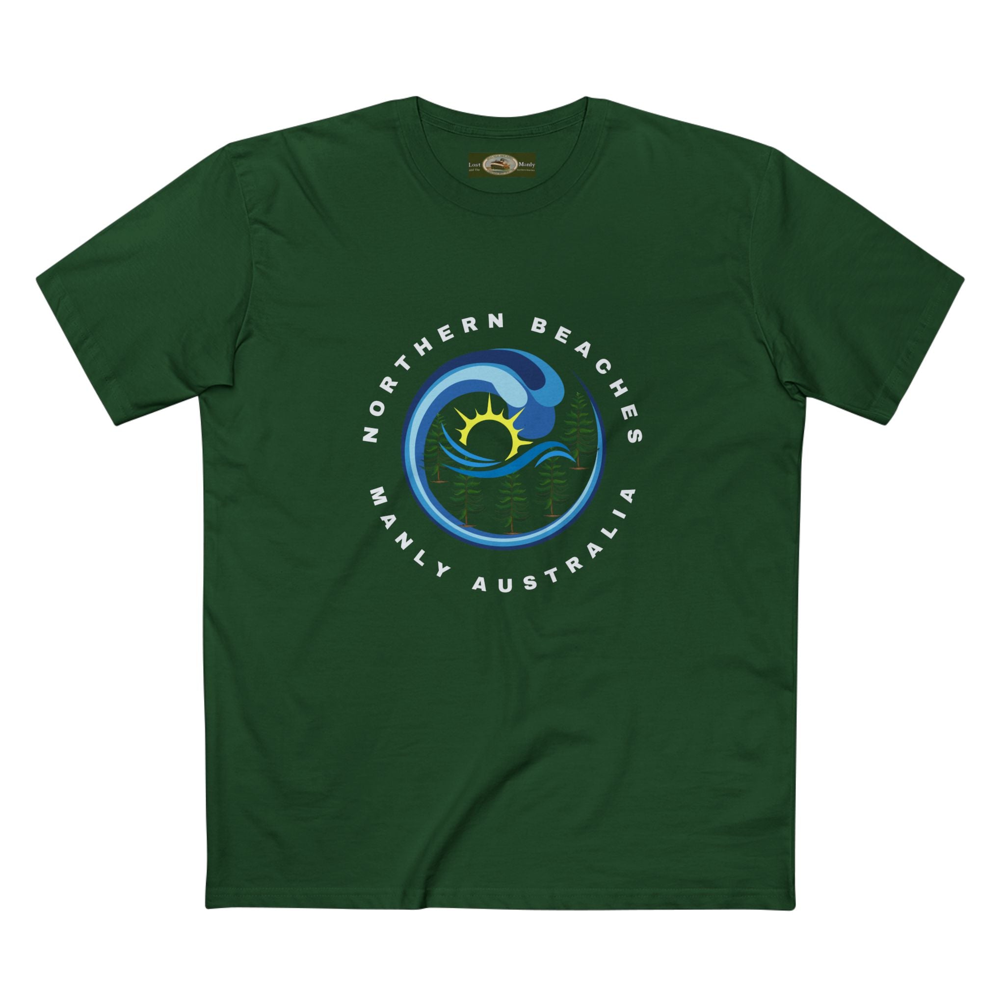 Manly Northern Beaches Sydney Australia Printed Logo T-Shirt Printify
