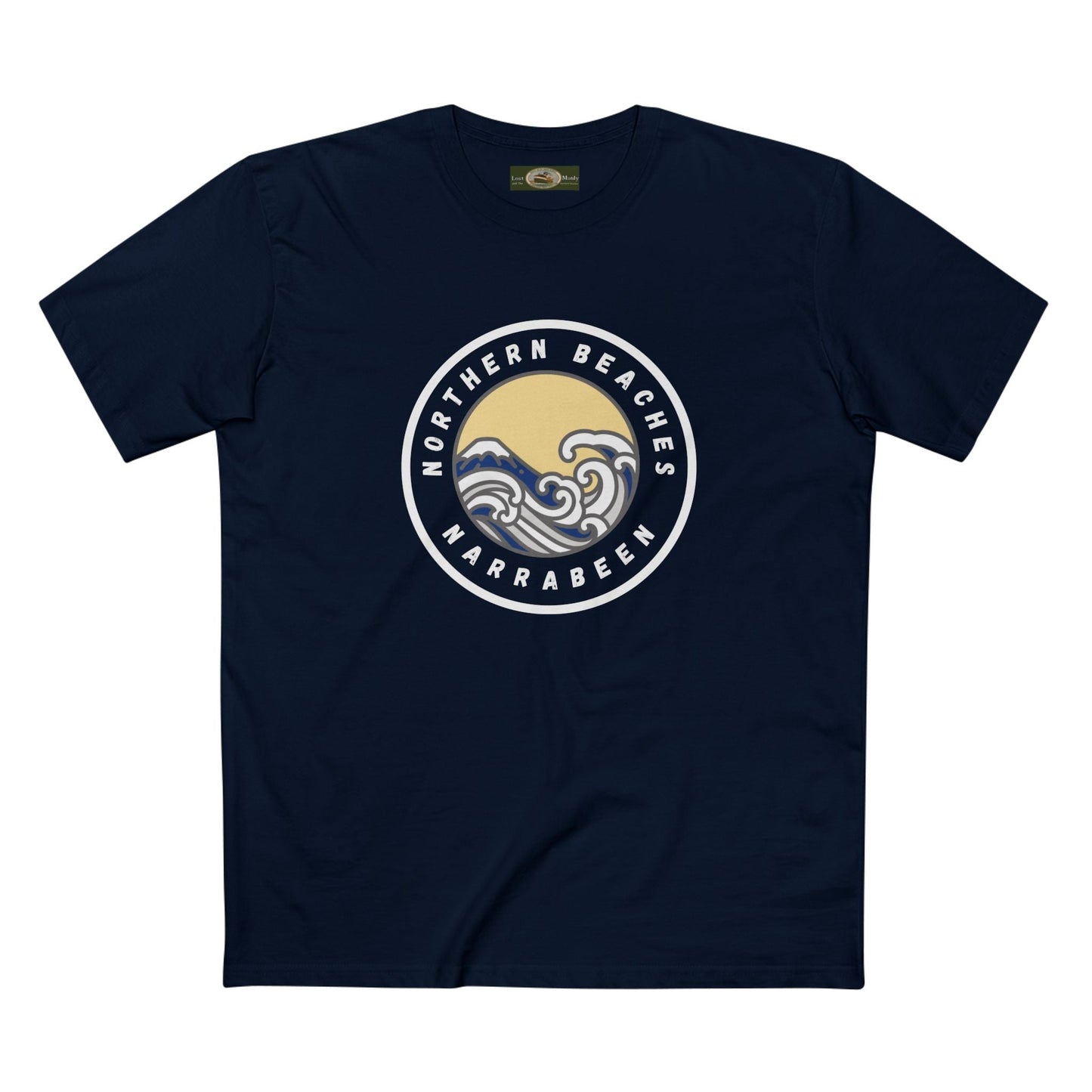 Narrabeen Northern Beaches Sydney Australia Printed Logo T-Shirt Printify