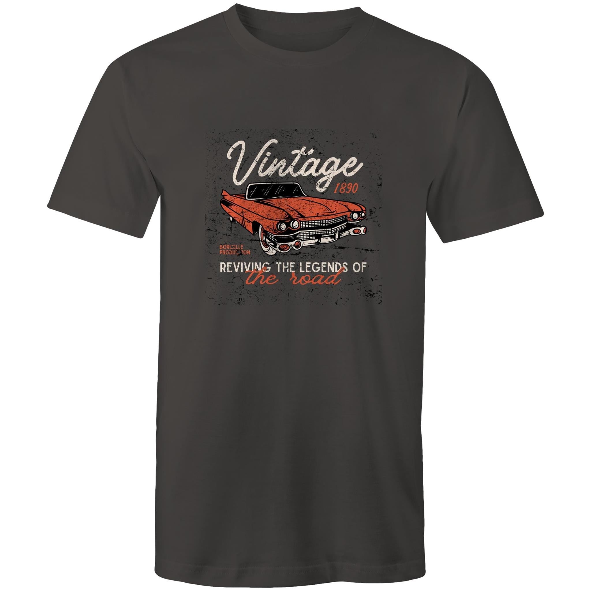 T-Shirt Vintage Revive the Legends of the Road