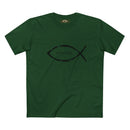 Christian Fish Acronym Adult Tee Printify