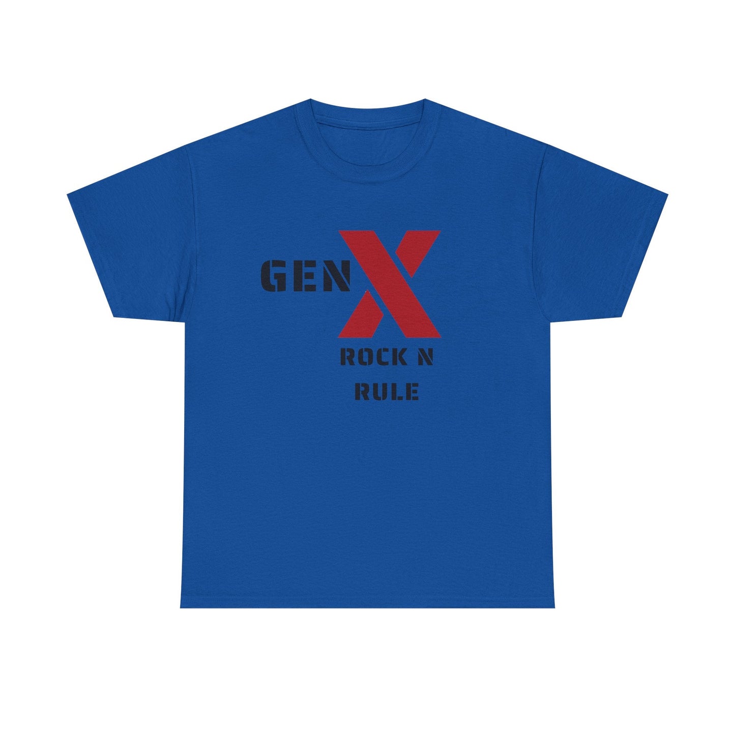 Gen X Rock N Rule Unisex Tee - Vintage Style Music T-Shirt, Casual Wear, Gift for Gen X, Music Lovers, Nostalgia Apparel 