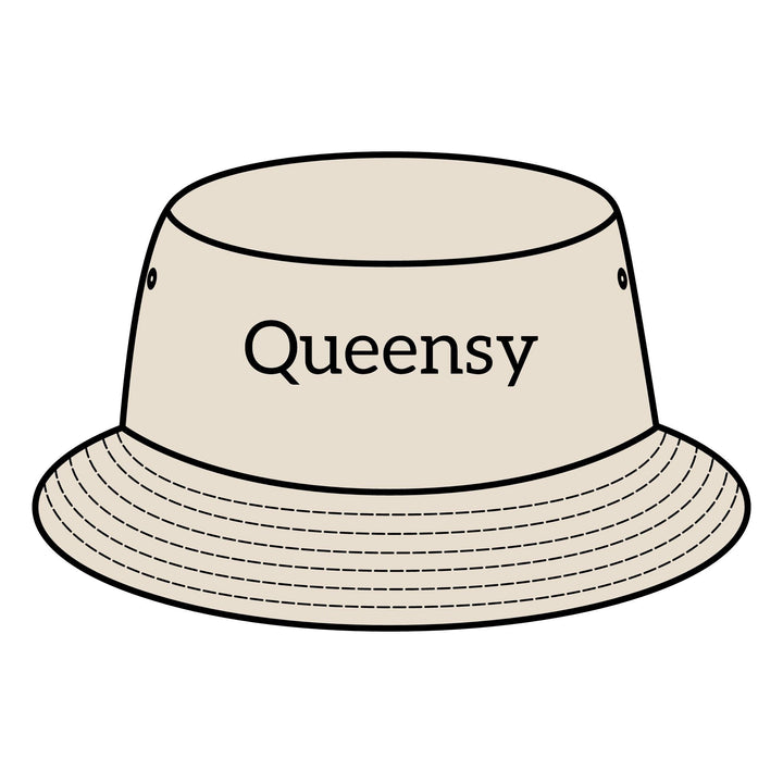 Queensy Bucket Hat with Custom Printed Logo Printify
