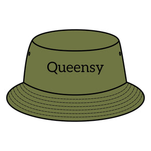 Queensy Bucket Hat with Custom Printed Logo Printify