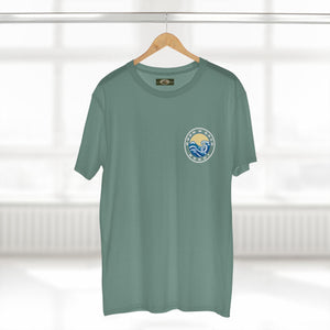 T-Shirt with free Canva custom logo printed front and back Bondi/Collaroy 
