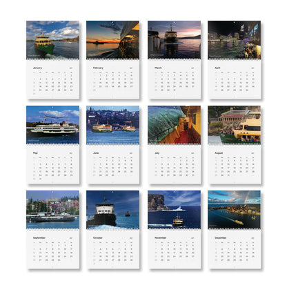 Riding the Manly Ferry 2027 Wall Calendar - Lost Manly Shop