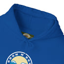 Hoodie with free Canva custom design logo front back Bondi bnb/Bilgola 