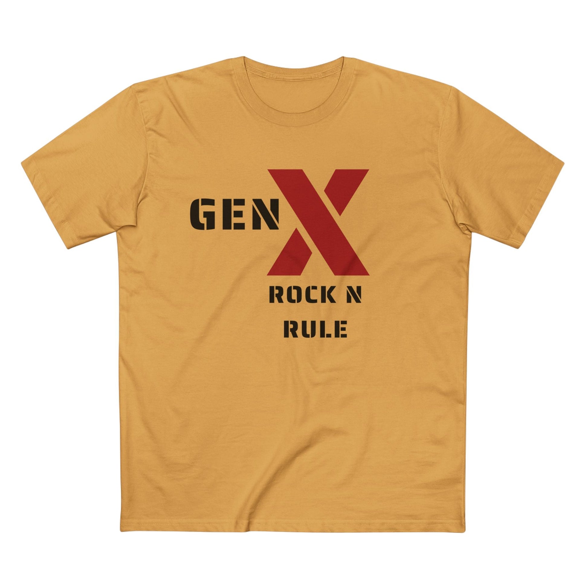 Gen X Rock n Rule Graphic Tee - Nostalgic Gen X T-Shirt, Vintage Style Tee, Gift for Generation X, Casual Wear, Retro Shirt 