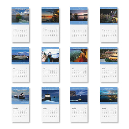 Riding the Manly Ferry Wall Calendar (2026) 