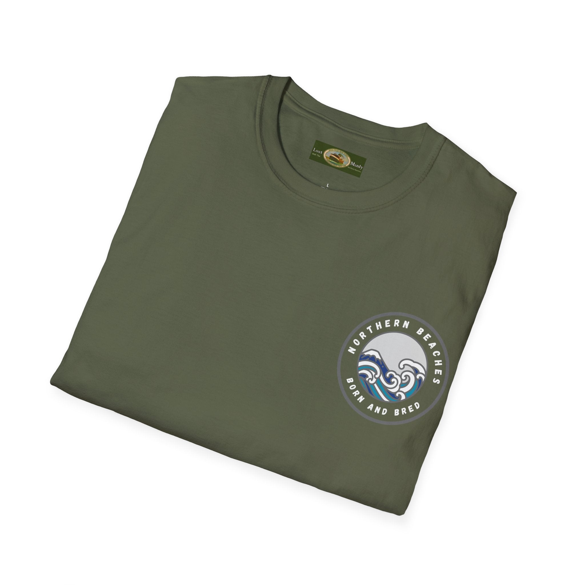 Northern Beaches Born and Bred Unisex T-Shirt Printify