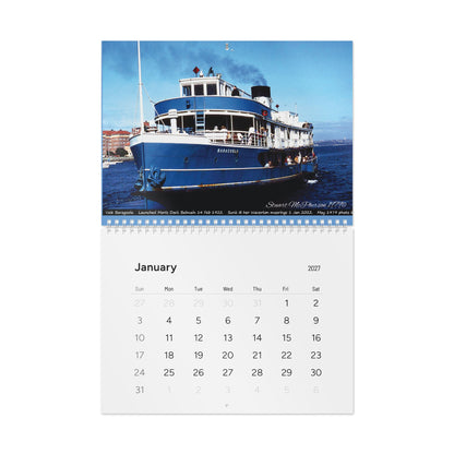 Manly Ferries Journey Through Time 2027 Wall Calendar - Lost Manly Shop