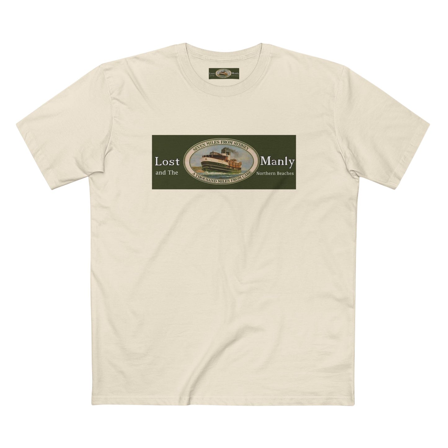 Lost Manly T-Shirt Original Lost Manly Trademark Custom Logo Limited Edition - Lost Manly Shop