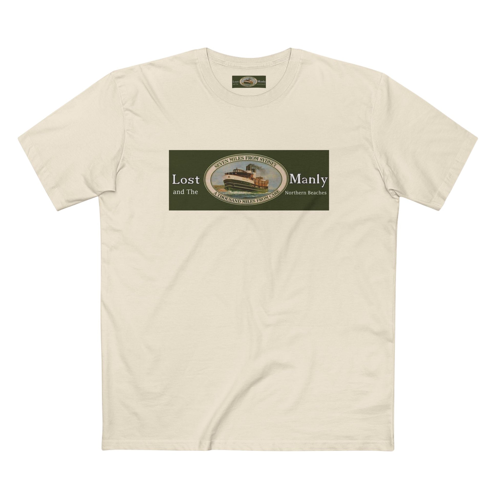 Lost Manly T-Shirt Original Lost Manly Trademark Custom Logo Limited Edition - Lost Manly Shop