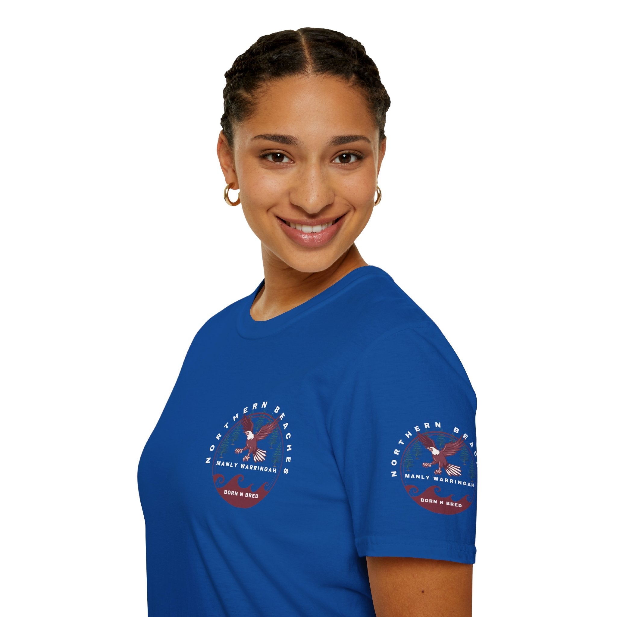 Manly Warringah Born and Bred Unisex T-Shirt Printify