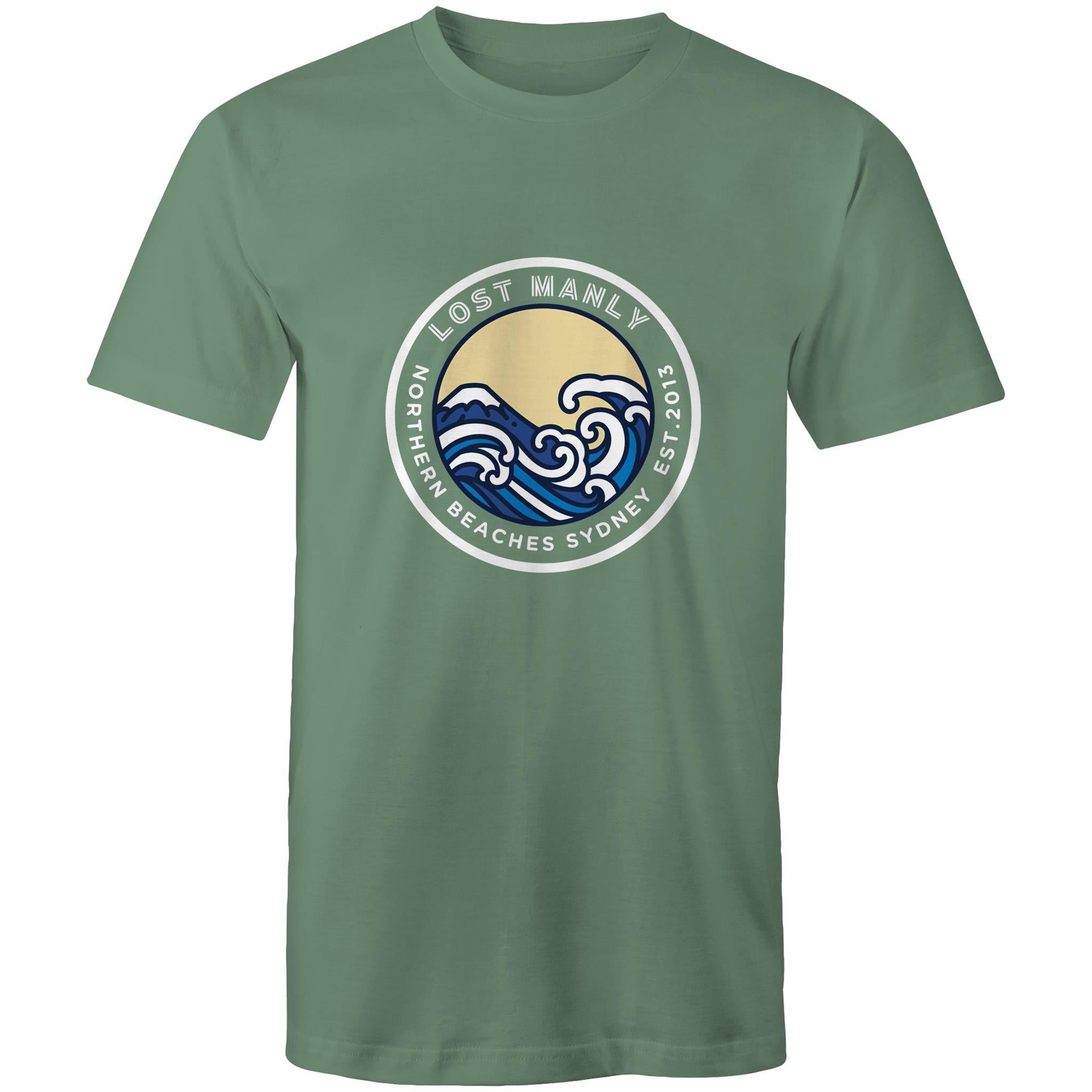 Lost Manly Northern Beaches Sydney Australia Printed Logo T-Shirt Ogo Merch