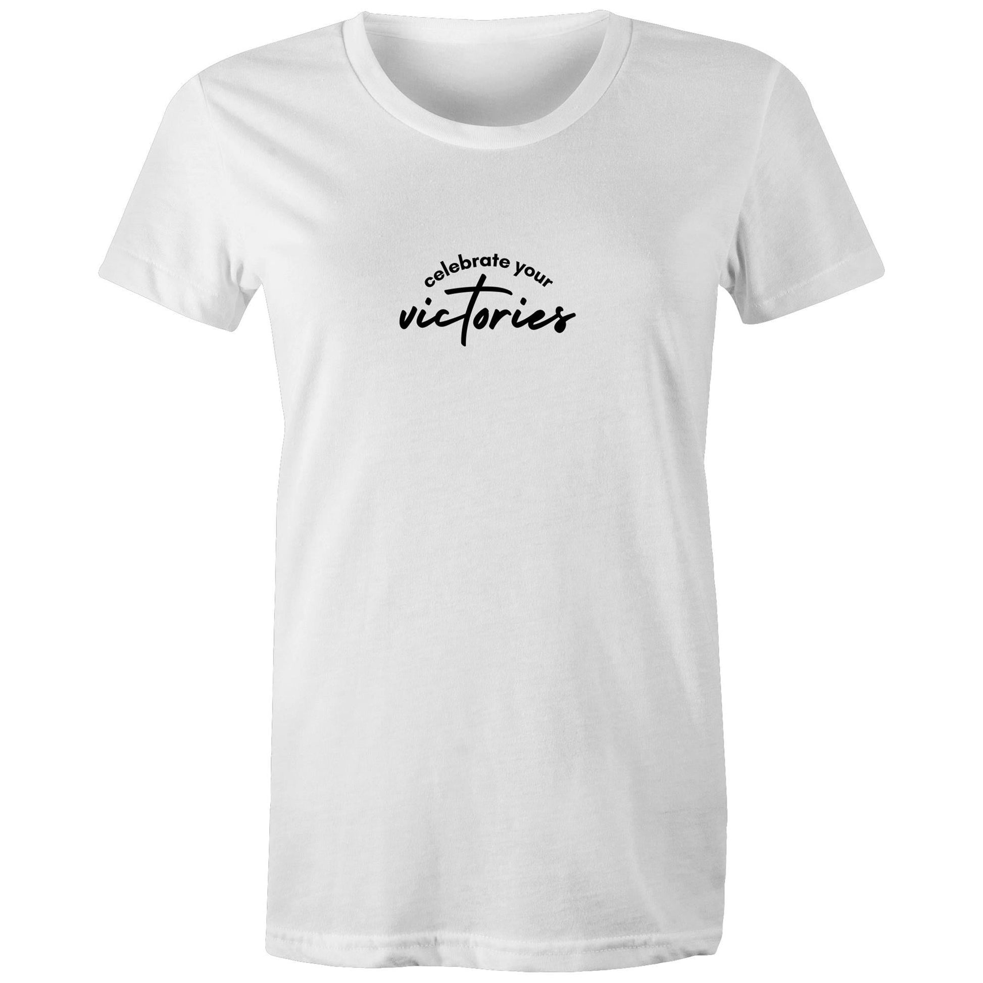 Women's Maple Tee Celebrate your Victories 