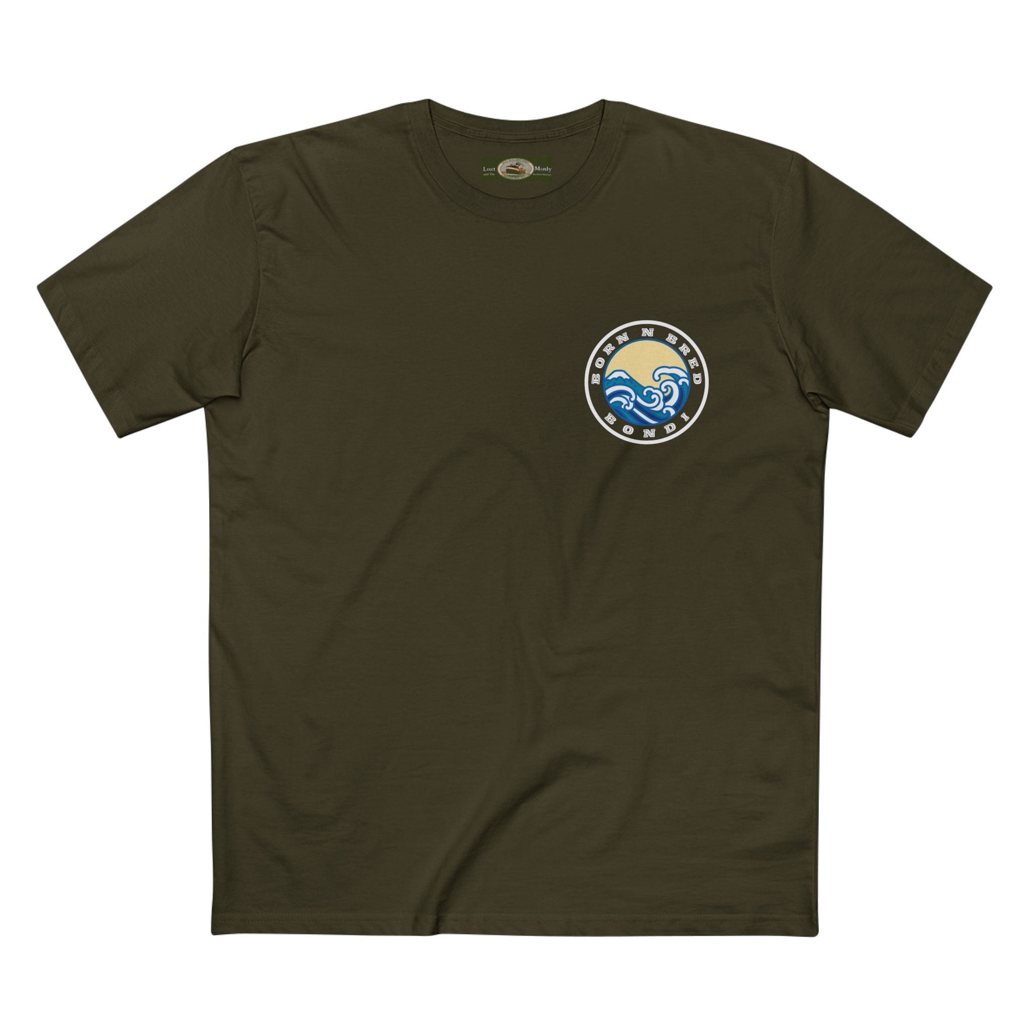 T-Shirt with free Canva custom logo printed front and back Bondi/Collaroy 