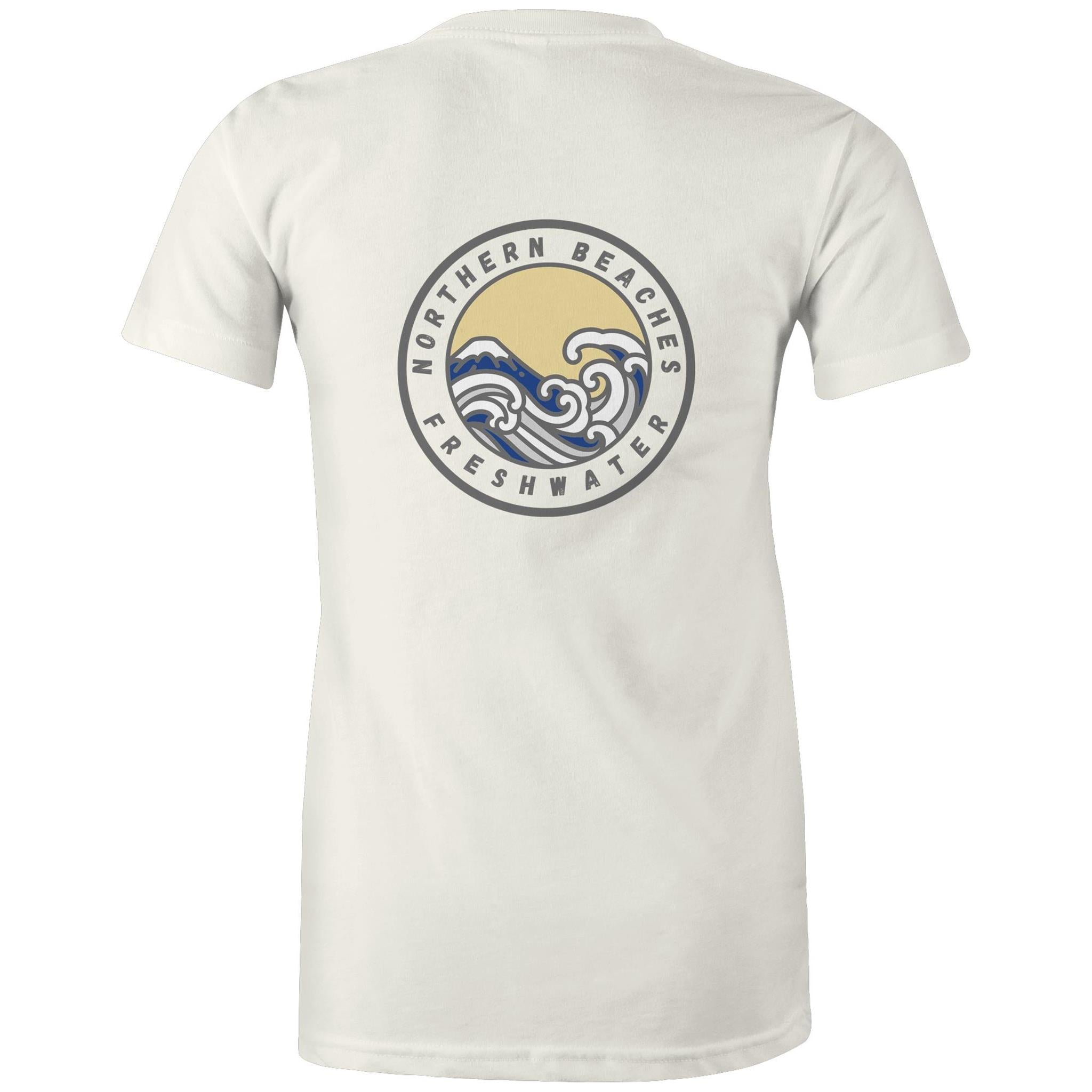 AS Colour Cotton Women's Maple Tee Freshwater logo - Lost Manly Shop