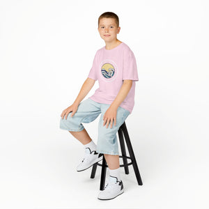 Ocean Wave Kids Cotton Tee – Northern Beaches logo 
