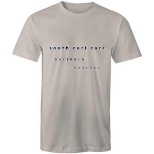 AS Colour Staple - Cotton T-Shirt South Curl Curl logo - Lost Manly Shop