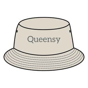 Queensy Bucket Hat with Custom Printed Logo Printify