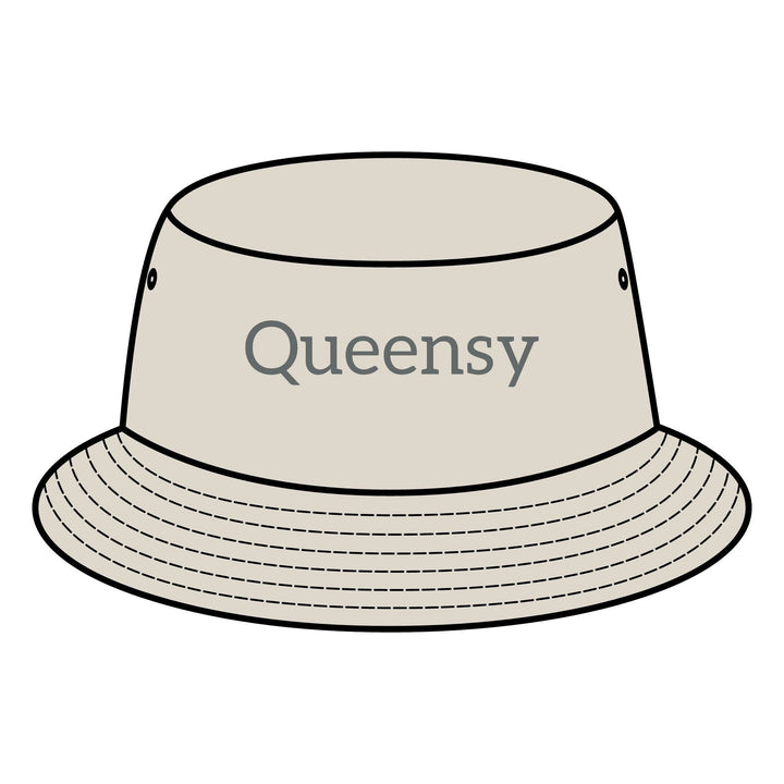 Queensy Bucket Hat with Custom Printed Logo Printify