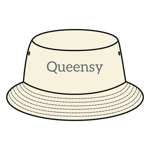 Queensy Bucket Hat with Custom Printed Logo Printify