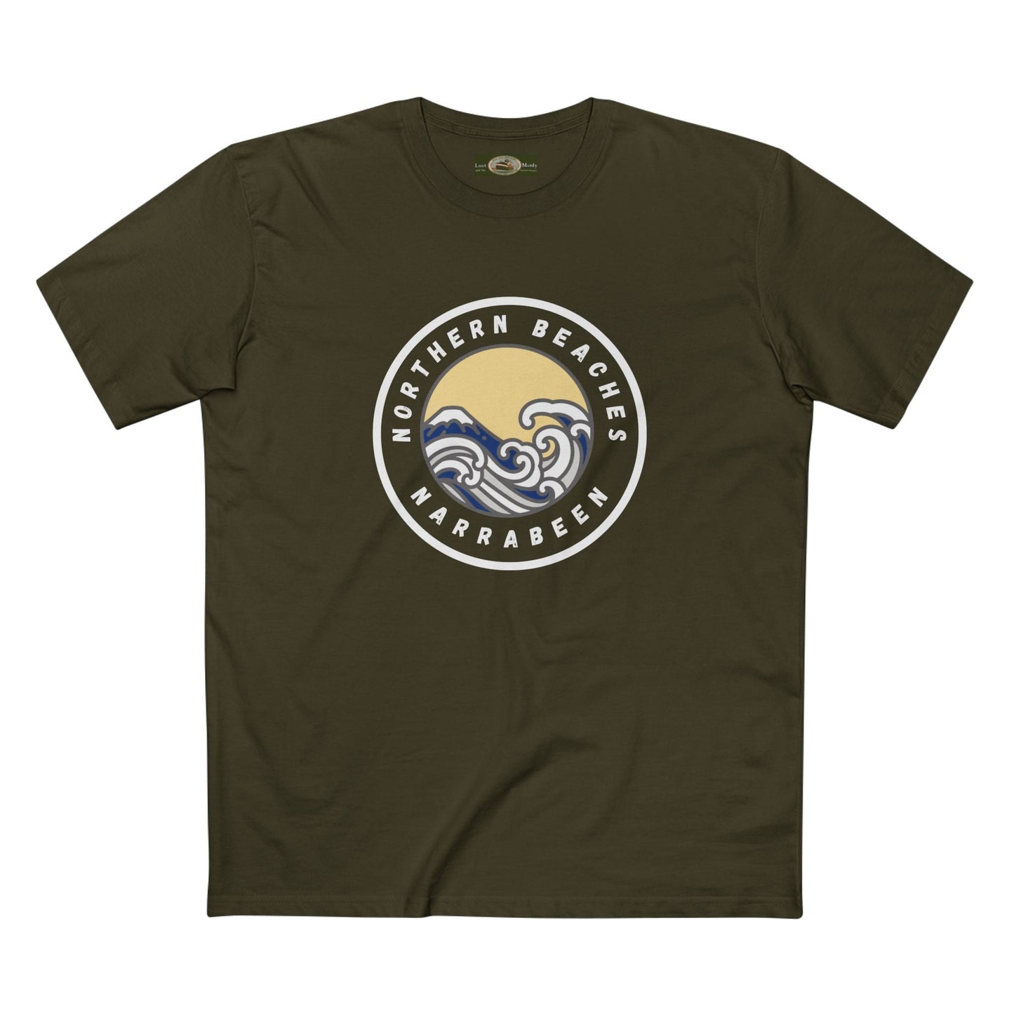 Narrabeen Northern Beaches Sydney Australia Printed Logo T-Shirt Printify