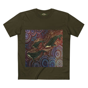 Whales at Long Reef Northern Beaches Sydney Australia Printed T-Shirt Printify