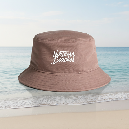 AS Colour Bucket Hat Northern Beaches white font 