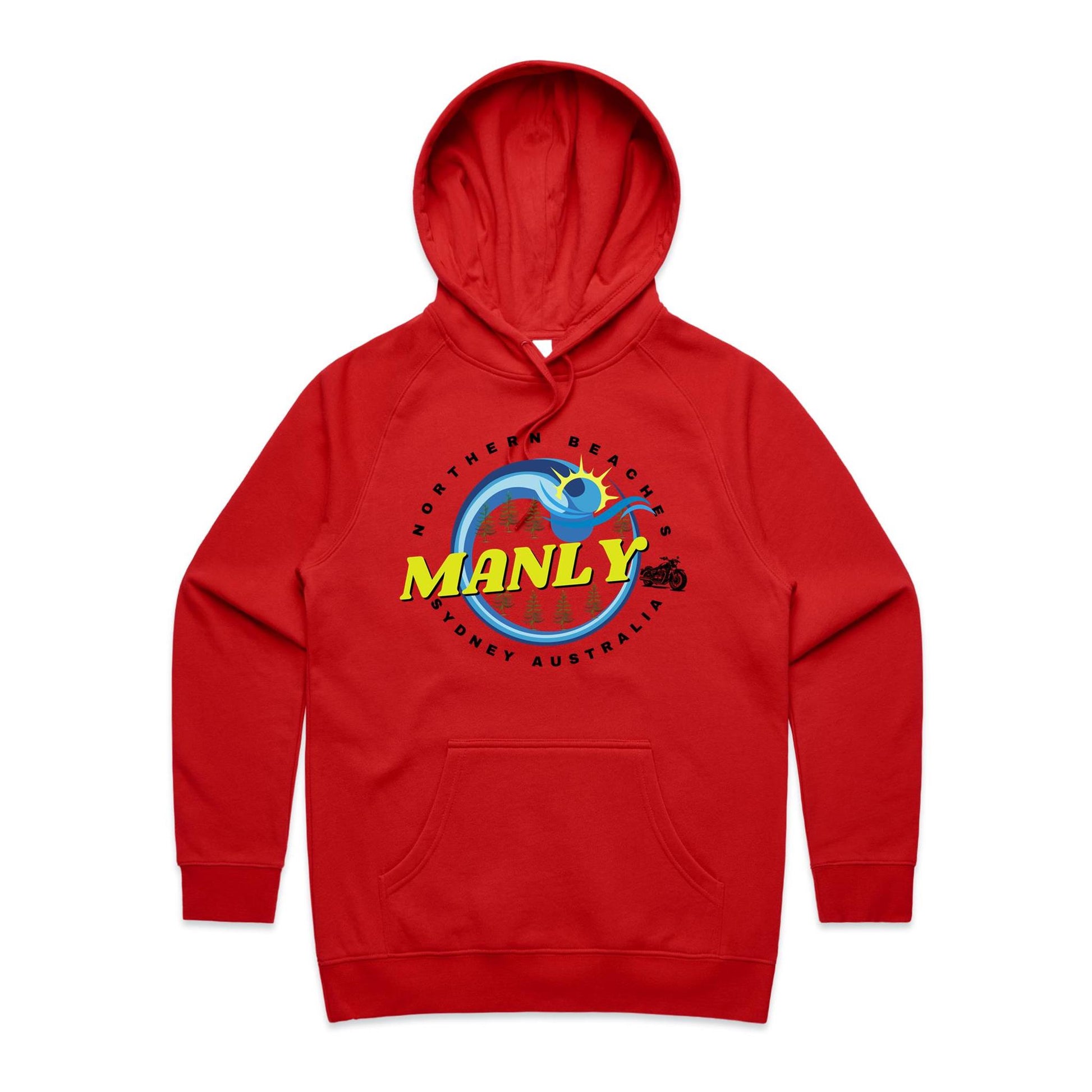 Lost Manly custom logo The Manly Barry AS Colour - Women's Supply Hood - Lost Manly Shop