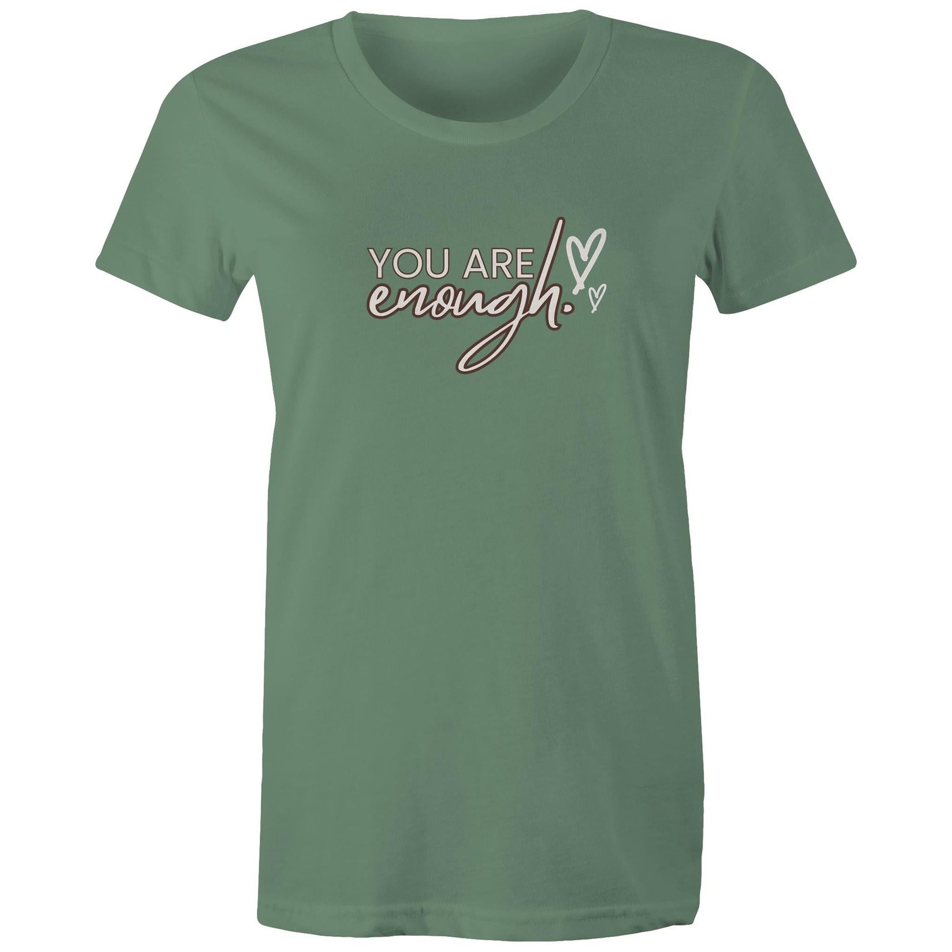Women's Maple Tee You are Enough Print 