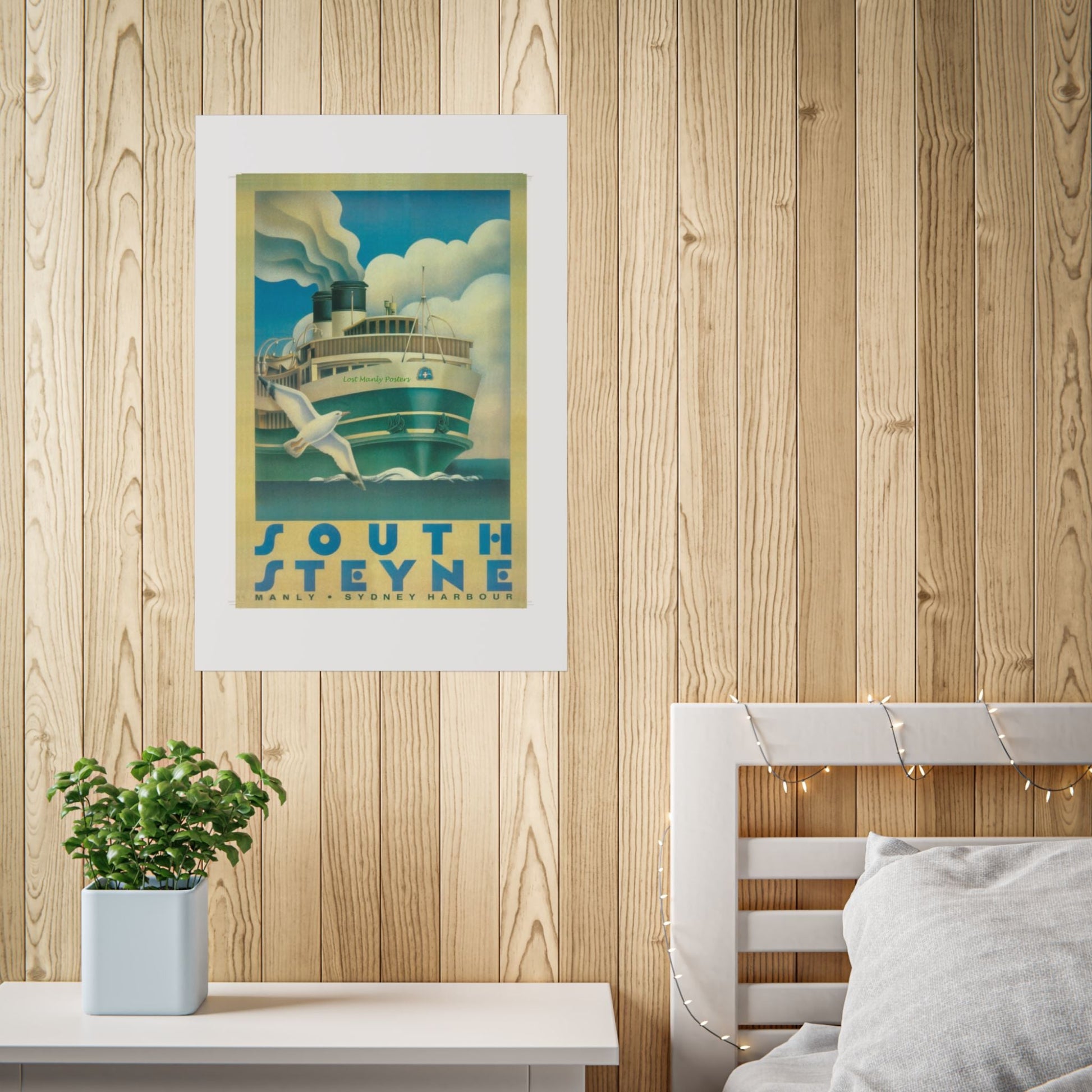 Custom Order your Lost Manly Poster - Nautical Wall Art, Coastal Decor, Beach House Print, Gift for Sailors, Age Spots Included 