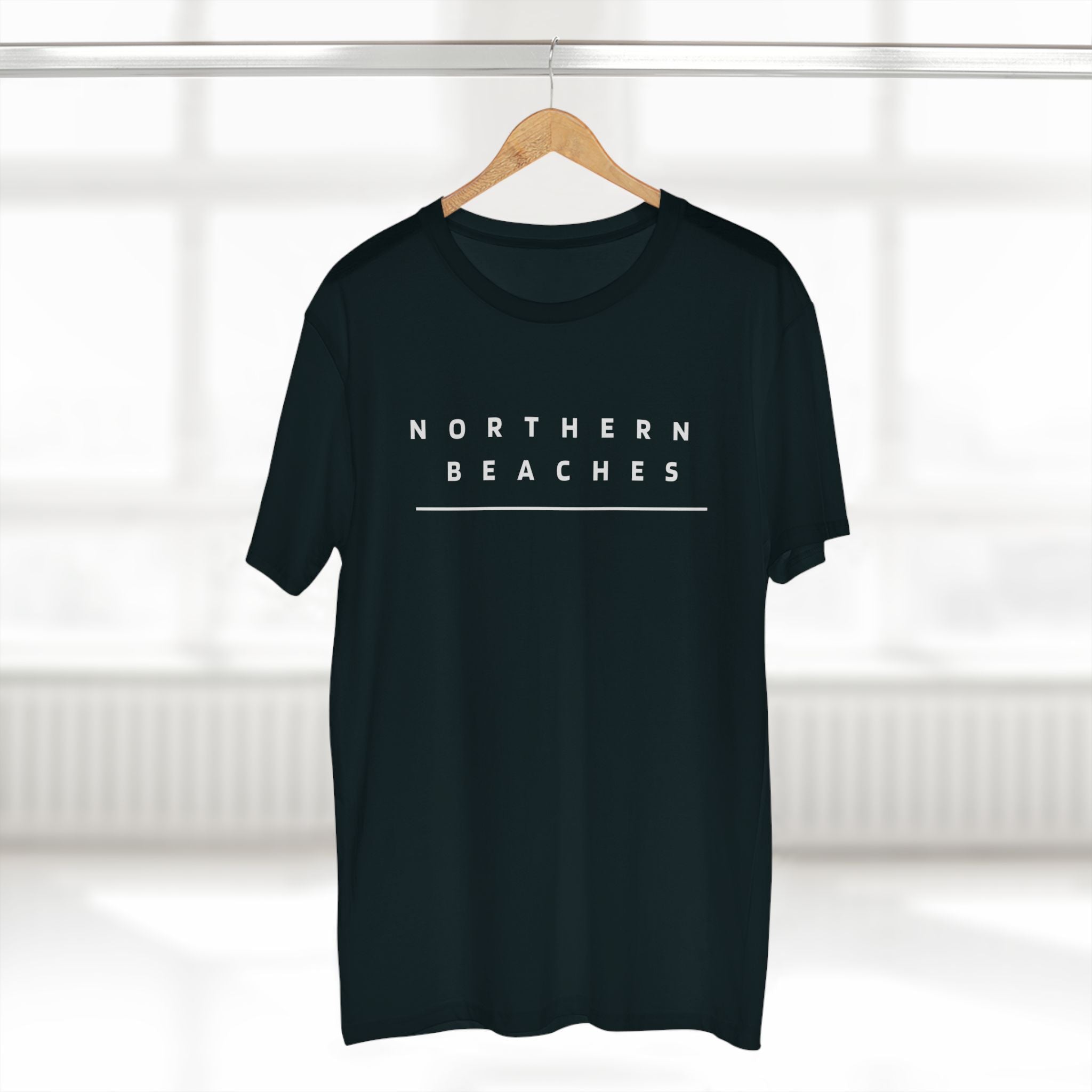 Northern Beaches custom Logo front/back Design Adult T-Shirt 