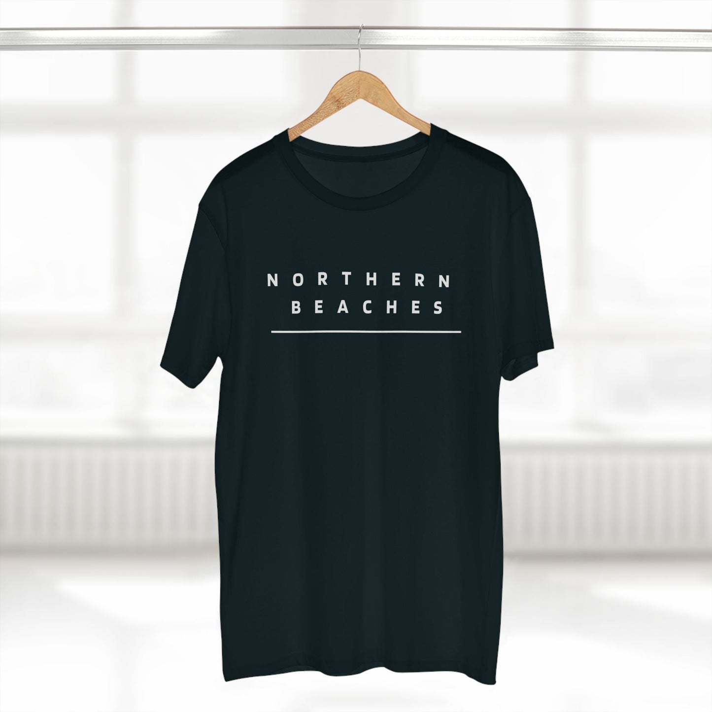 Northern Beaches custom Logo front/back Design Adult T-Shirt 