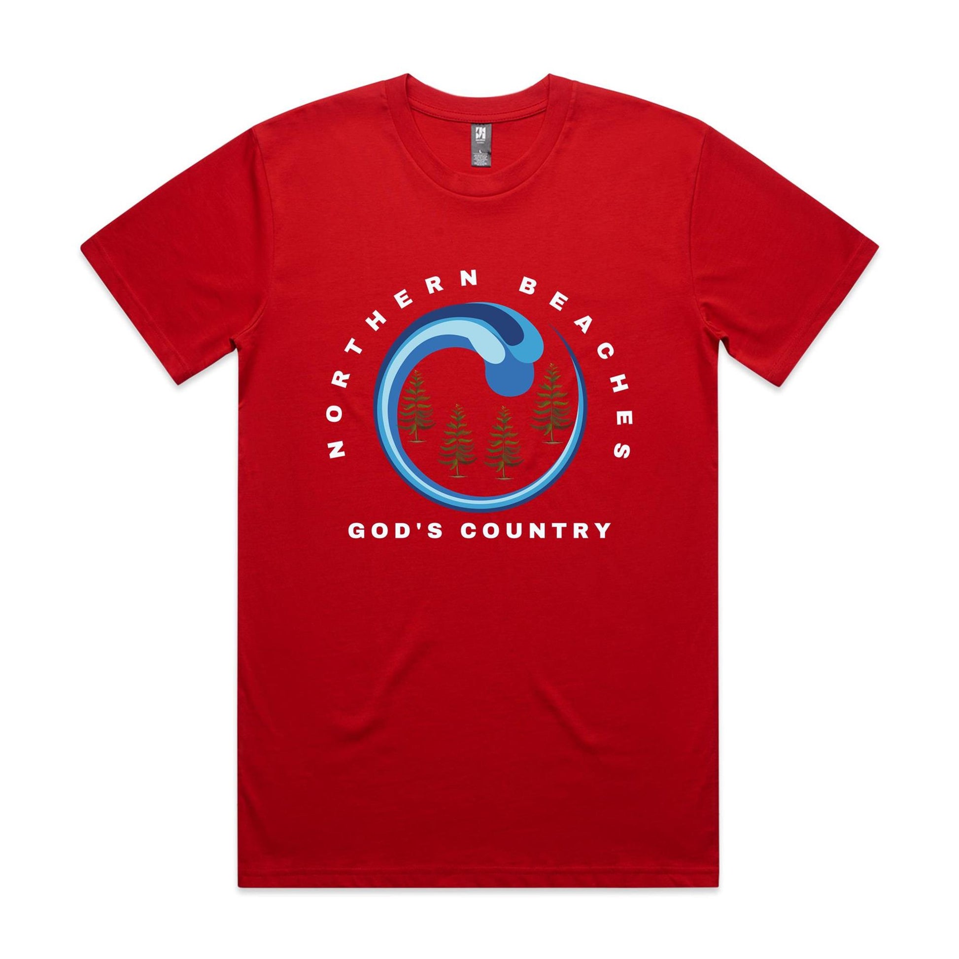 Lost Manly custom logo God's Country edition AS Colour - Classic Tee - Lost Manly Shop