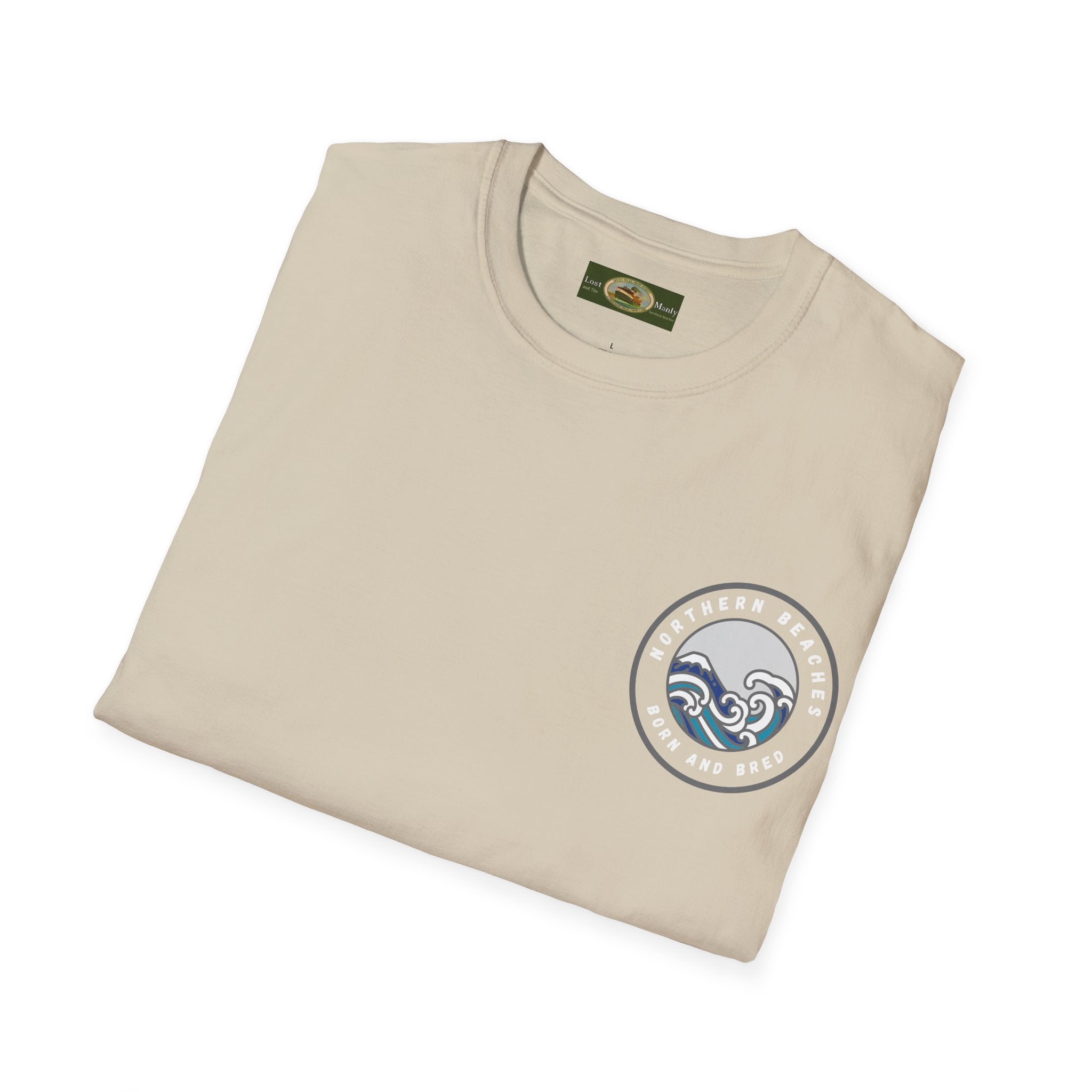 Northern Beaches Born and Bred Unisex T-Shirt Printify