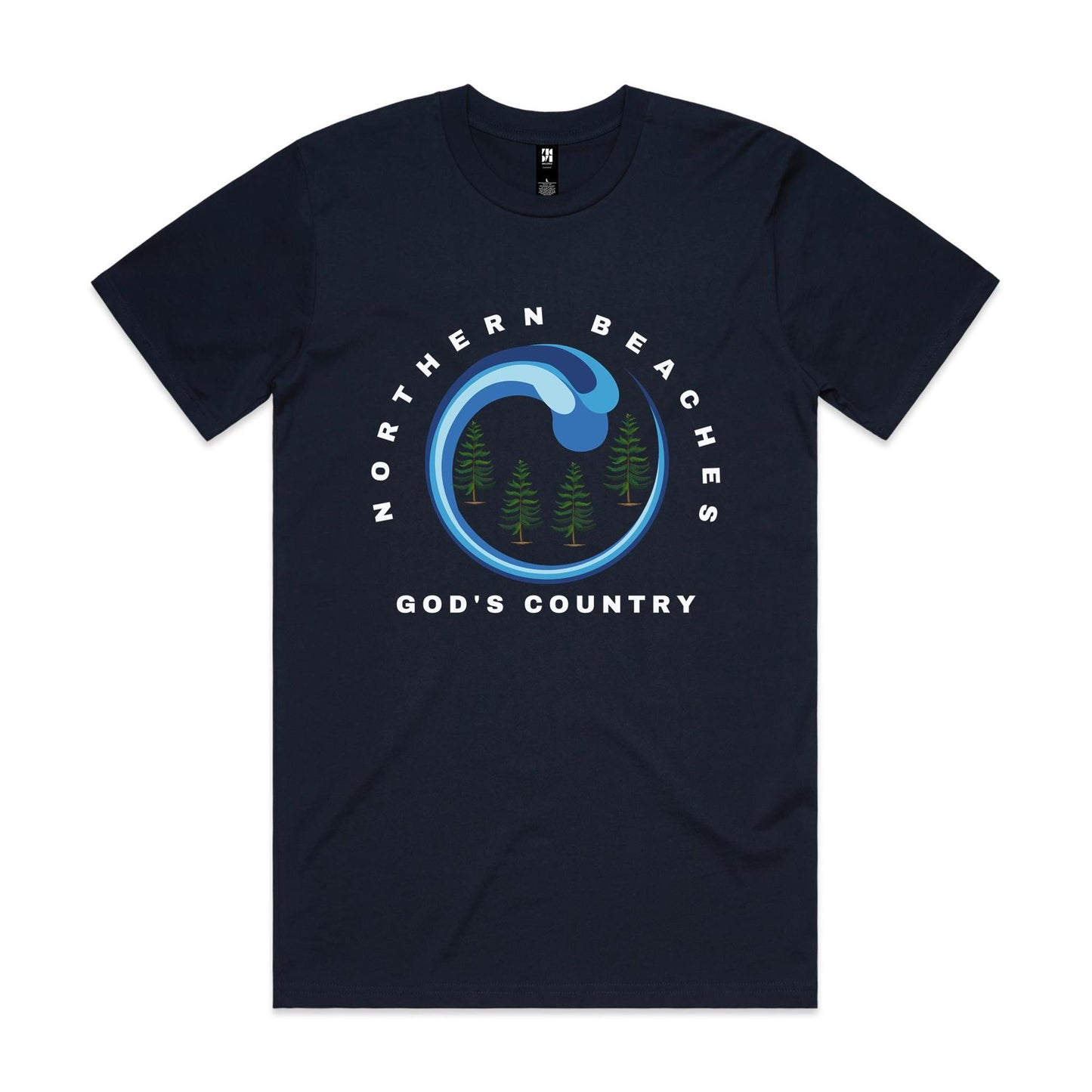 Lost Manly custom logo God's Country edition AS Colour - Classic Tee - Lost Manly Shop