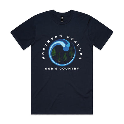 Lost Manly custom logo God's Country edition AS Colour - Classic Tee - Lost Manly Shop