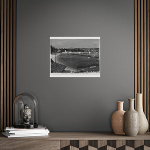 Manly Harbour Pool and Promenade Black & White Vintage Poster Prints 