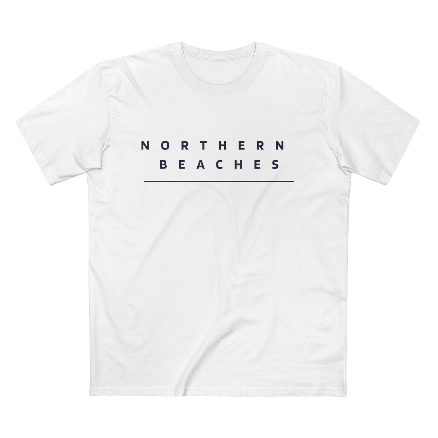 Northern Beaches custom Logo front/back Design Adult T-Shirt 