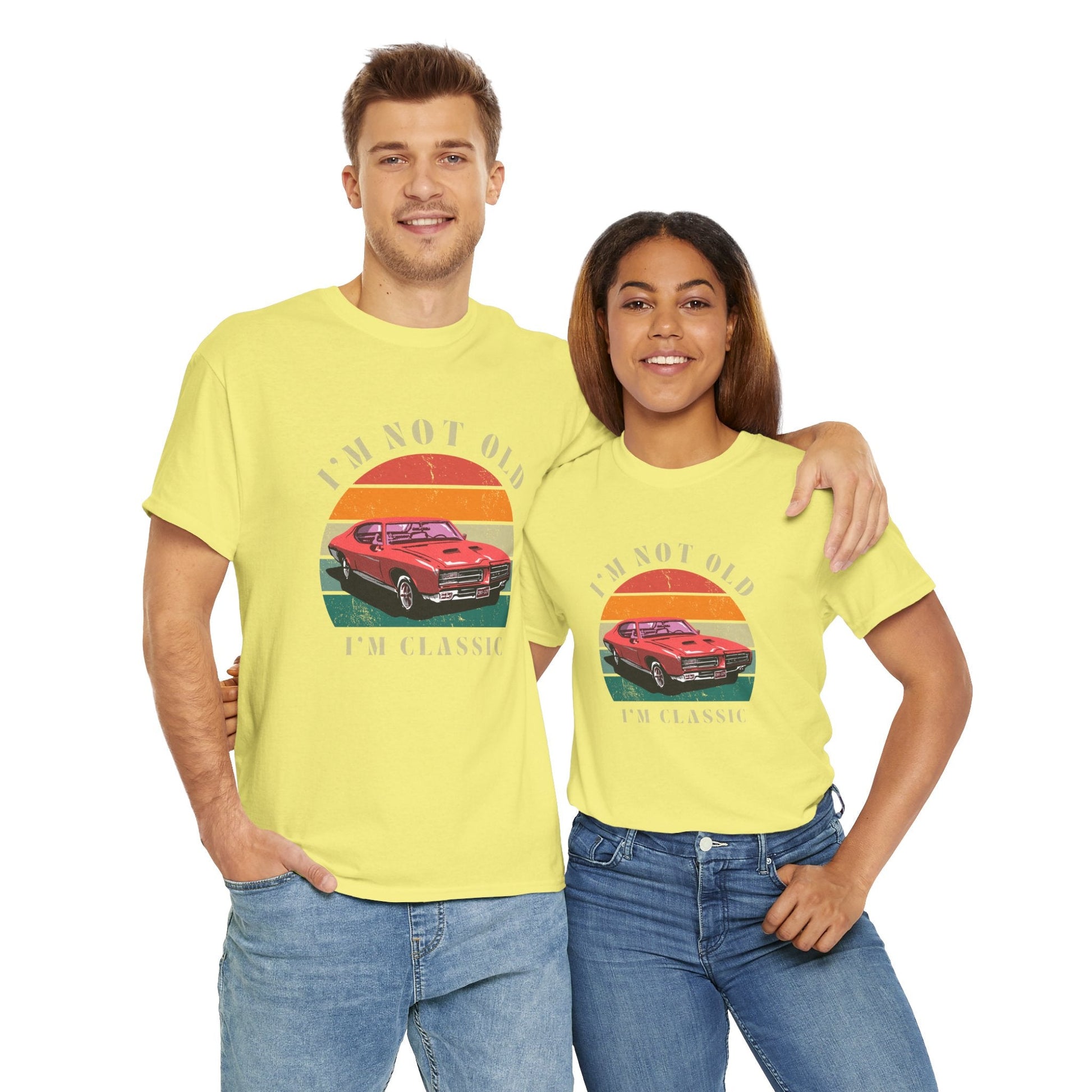 Vintage Car Lover Tee - I'm Not Old I'm Classic T-Shirt 