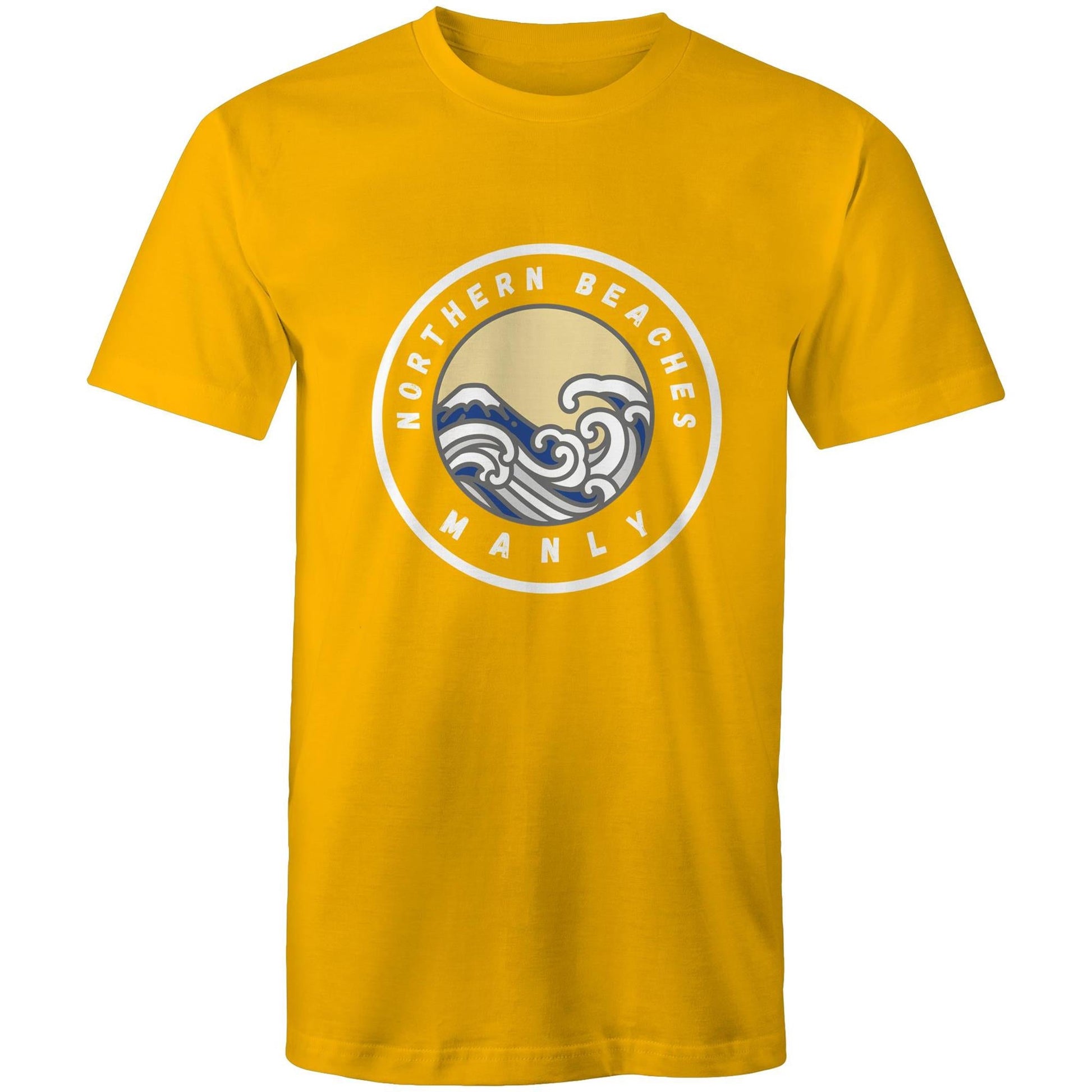 AS Colour Staple - Mens T-Shirt Manly logo front - Lost Manly Shop