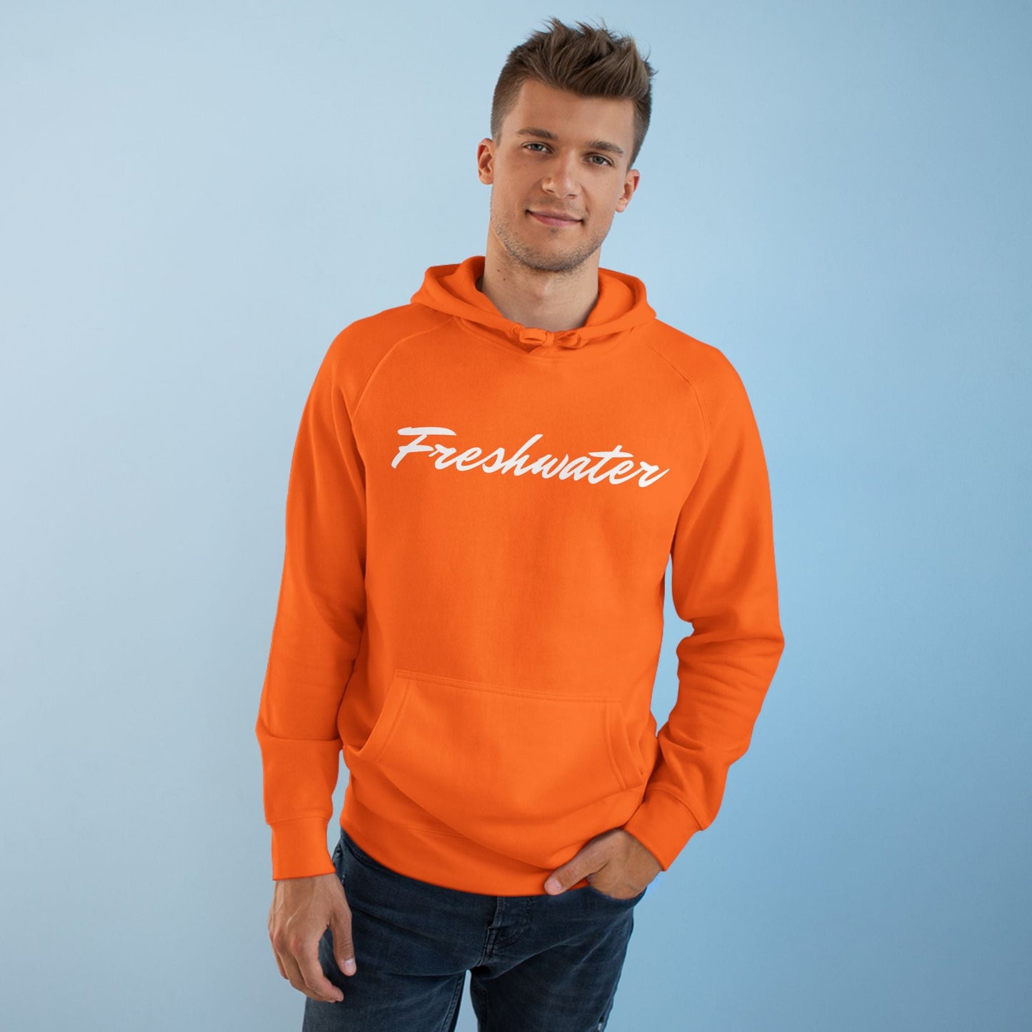Freshwater Custom Logo Unisex Hoodie 