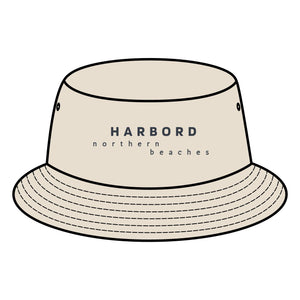 HARBORD NB Bucket Hat with Custom Northern Beaches Logo Design Printify