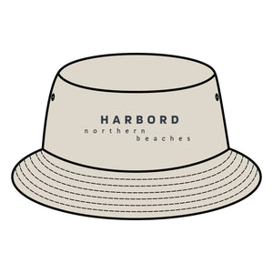 HARBORD NB Bucket Hat with Custom Northern Beaches Logo Design Printify