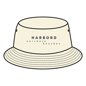 HARBORD NB Bucket Hat with Custom Northern Beaches Logo Design Printify