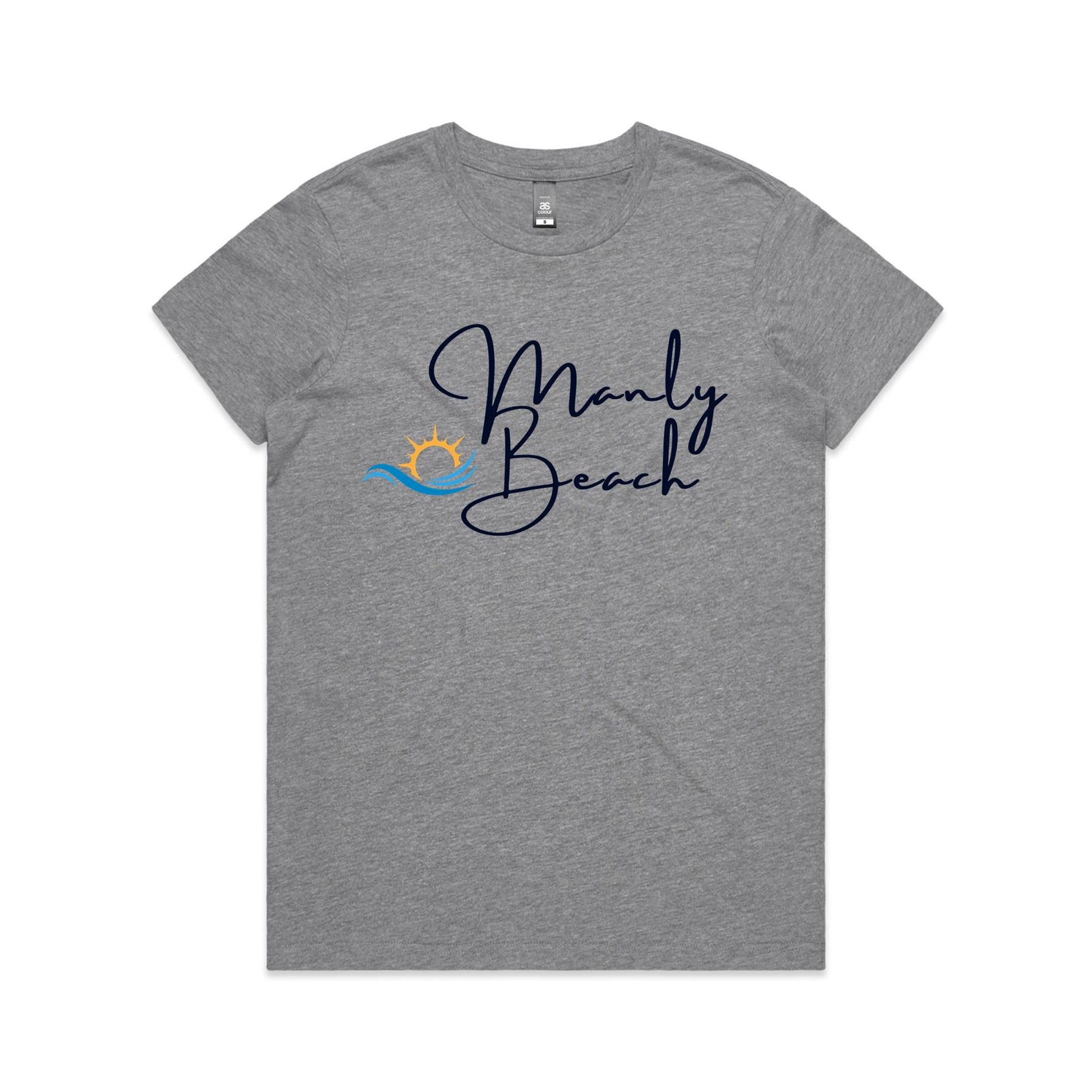 Lost Manly Custom Manly Beach Logo Limited Edition AS Colour Women's Maple Tee - Lost Manly Shop