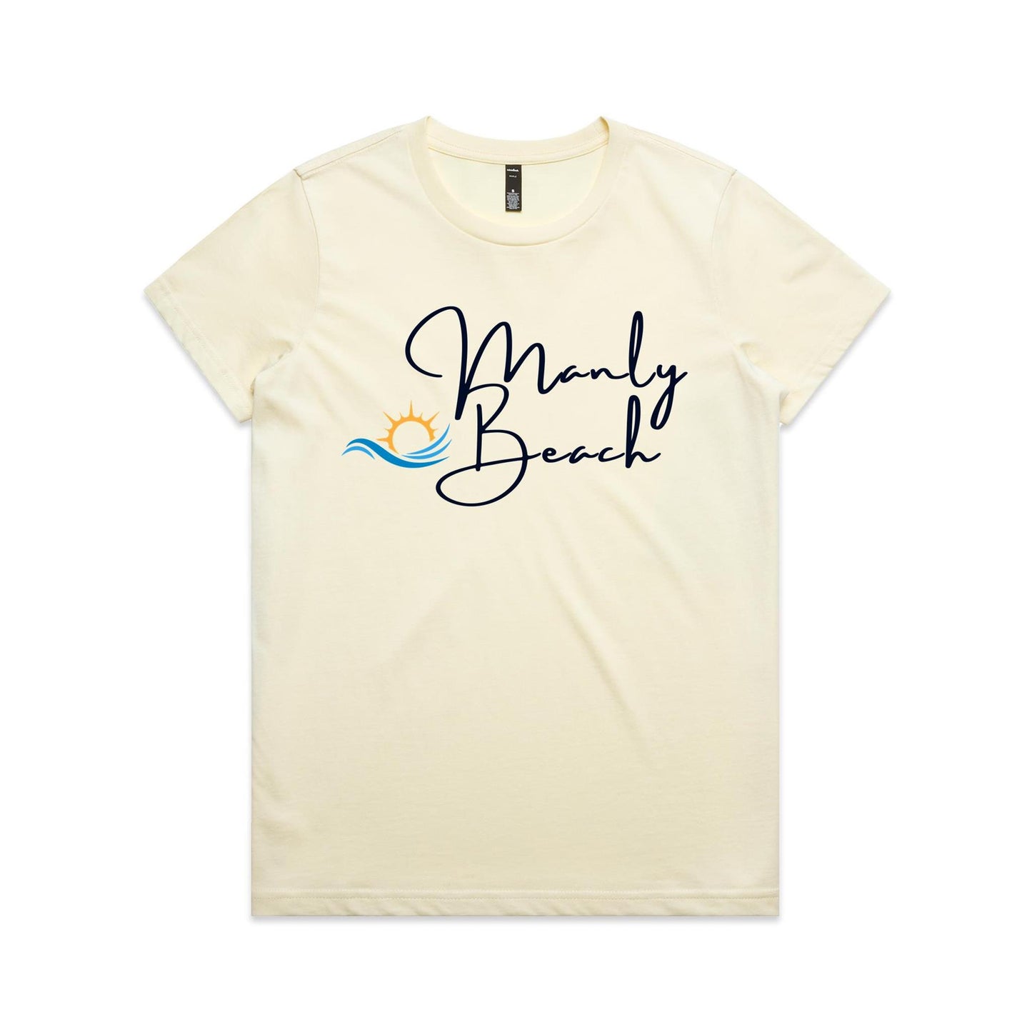 Lost Manly Custom Manly Beach Logo Limited Edition AS Colour Women's Maple Tee - Lost Manly Shop