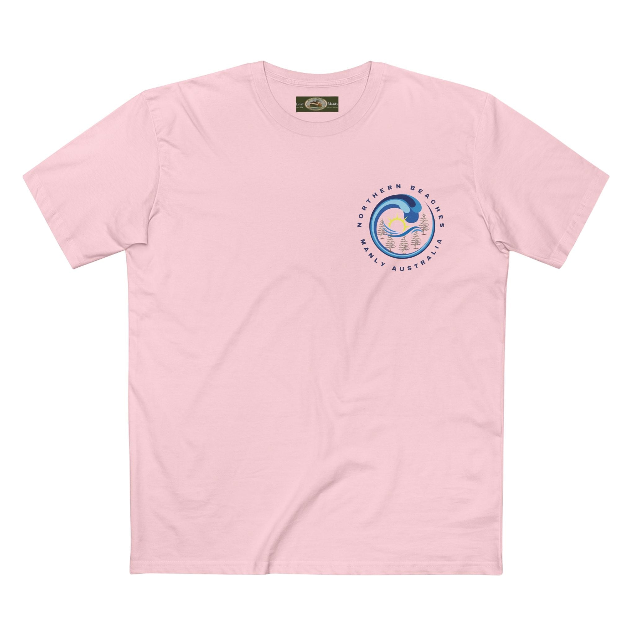 Northern Beaches Manly Australia logo AS Colour Adult Cotton Tee Printify
